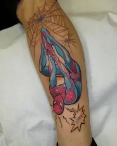 tatuaje-anime-spiderman