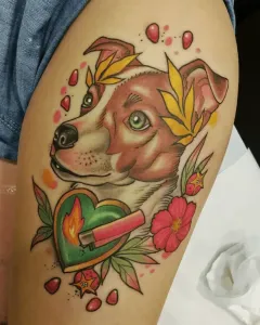 Este-es-un-tatuaje-colorido-estilo-neotradicional-de-un-perro-Jack-Russell-1