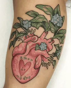 tatuaje-neotradicional-corazon-amor-de-madre