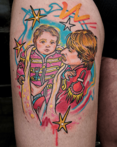 tatuaje retrato Yellow Submarine de The Beatles - 187